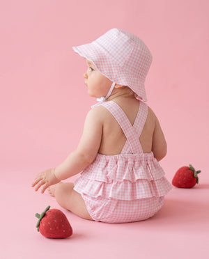 Romper de bebê Fleur em algodão Pima, da Ninou