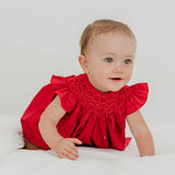 Vestido d'échecs Vermelho