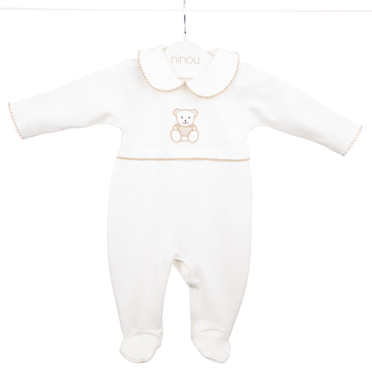 Conjunto de bebê Ours off white, da Ninou