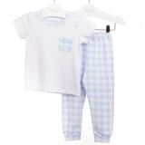 Pijama Bonne Nuit Azul - Algodão Pima