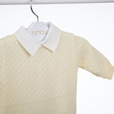 Body Quadriculado - Amarelo