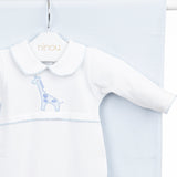 Kit Maternidade Conjunto Girafe Azul