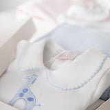 Kit Maternidade Conjunto Girafe Azul