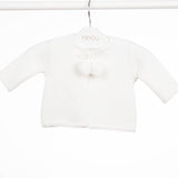 Casaquinho Pompom Branco