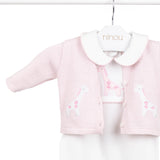 Conjunto Girafe Rosa