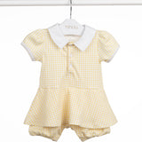 Vestido Toute Petite - Algodão Pima Amarelo