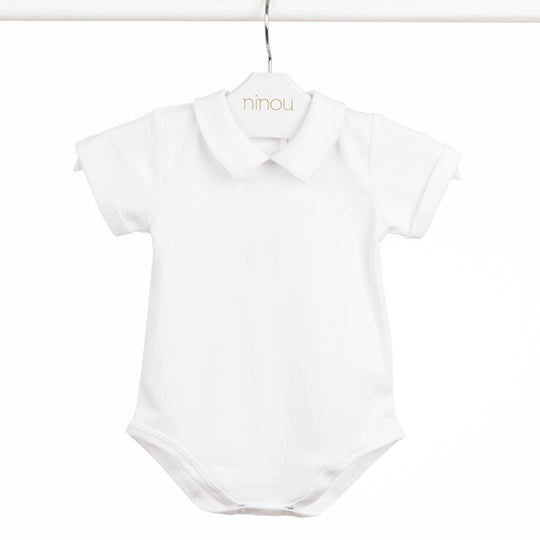 Body de bebê Didot em algodão Pima, da Ninou