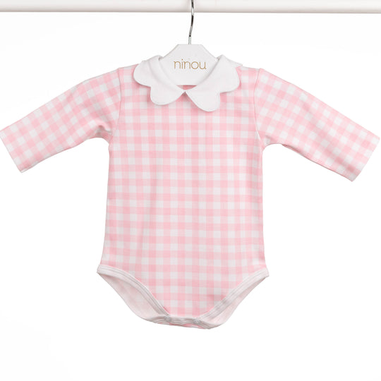 Body de bebê Lilu em algodão Pima, da Ninou