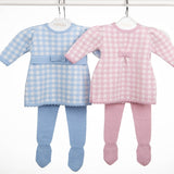 Conjunto Mon Petit - Tricô Rosa