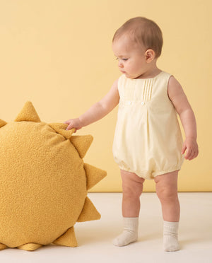 Romper Nervura - Amarelo