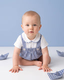 Conjunto Lino - Vichy Azul