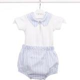 Conjunto de bebê Bem azul, da Ninou