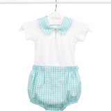 Conjunto de bebê Bem verde, da Ninou