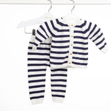 Conjunto de bebê Rayé, da Ninou
