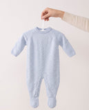 Macacão de bebê Boules azul, da Ninou