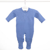 Macacão de bebê Leandre azul, da Ninou