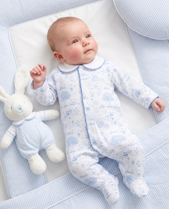 Macacão de bebê Toile Ninou em picueta, da Ninou
