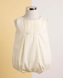 Romper de bebê Nervura amarelo, da Ninou