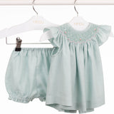 Vestido de bebê Alecrim, da Ninou
