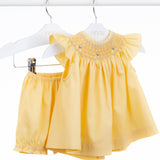 Vestido de bebê Bem-te-vi, da Ninou