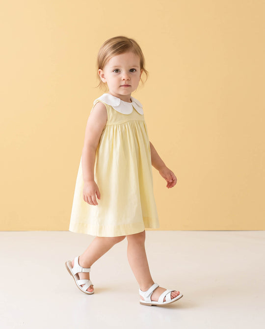 Vestido de bebê Pétala, da Ninou
