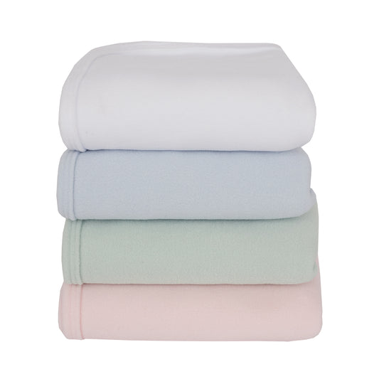 Manta de bebê Bô rosa em soft, da Ninou