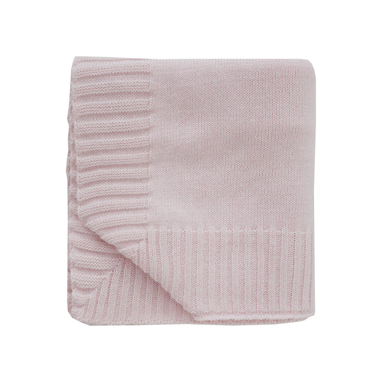 Manta de bebê Basile rosa, da Ninou