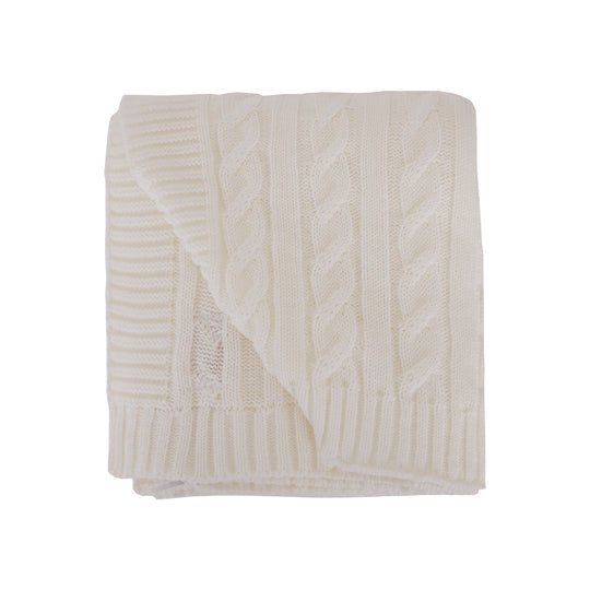 Manta de bebê Théa off white, da Ninou
