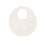 Babador de bebê Babette off white, da Ninou