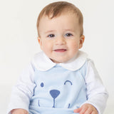 Body de bebê Bonbon branco de manga longa, da Ninou
