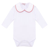Body de bebê Bonbon vermelho de manga longa, da Ninou