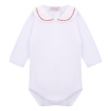 Body de bebê Eulalie vermelho, da Ninou