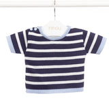 Conjunto de bebê Nautique azul, da Ninou