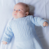 Macacão de bebê Gaspard azul, da Ninou