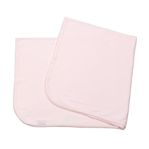 Manta de bebê Ami rosa em tricô, da Ninou