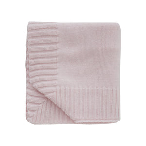 Manta de bebê Basile rosa, da Ninou