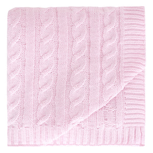 Manta de bebê Théa rosa, da Ninou