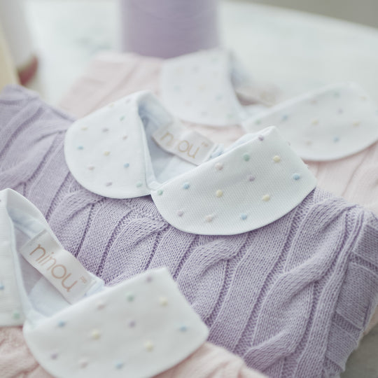 Body de bebê Félicité em cores pastel, da Ninou
