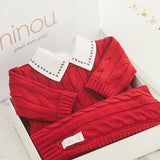 Kit Maternidade Tressê Vermelho